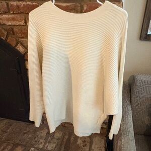 Elegant Cream Women's Sweater